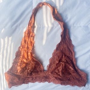 Free People Galloon Halter Bra